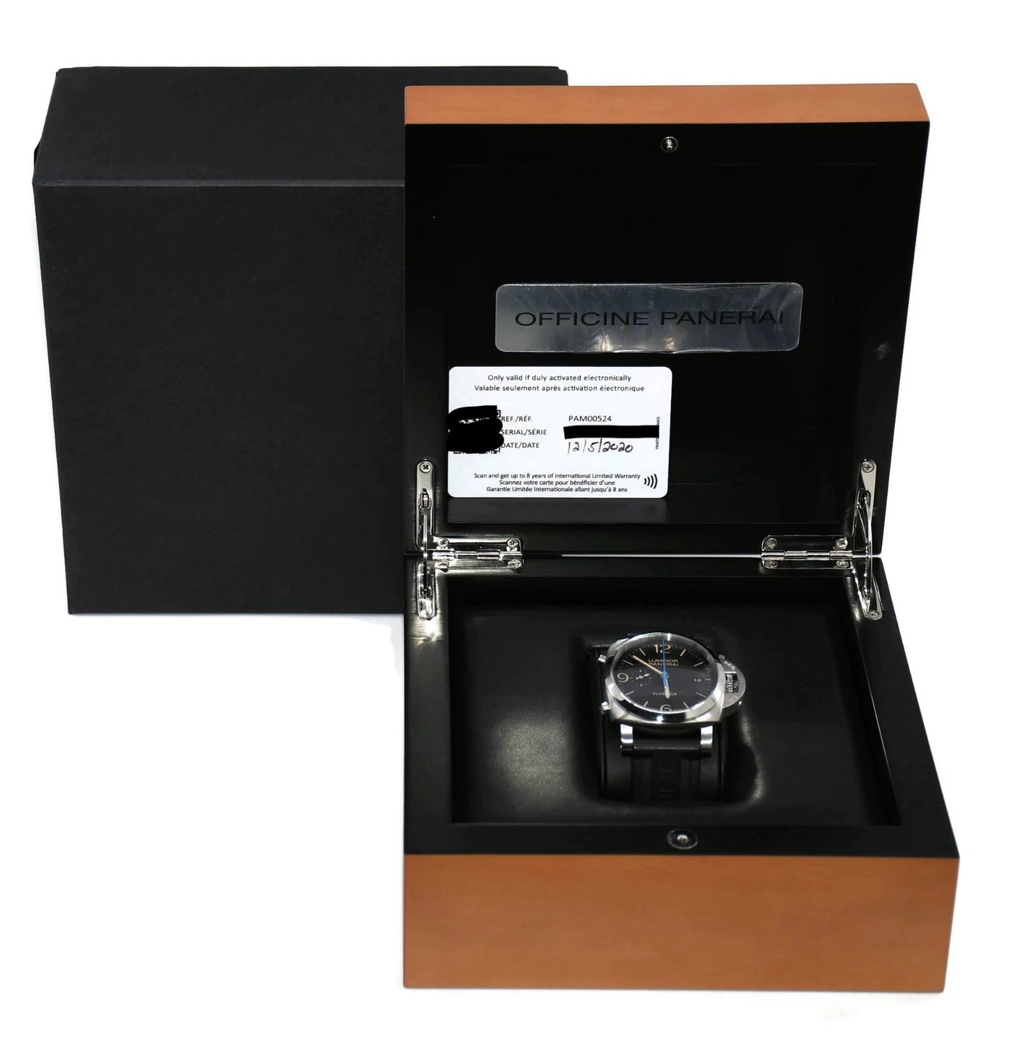 Panerai Luminor Flyback Stainless Steel Watch PAM00524