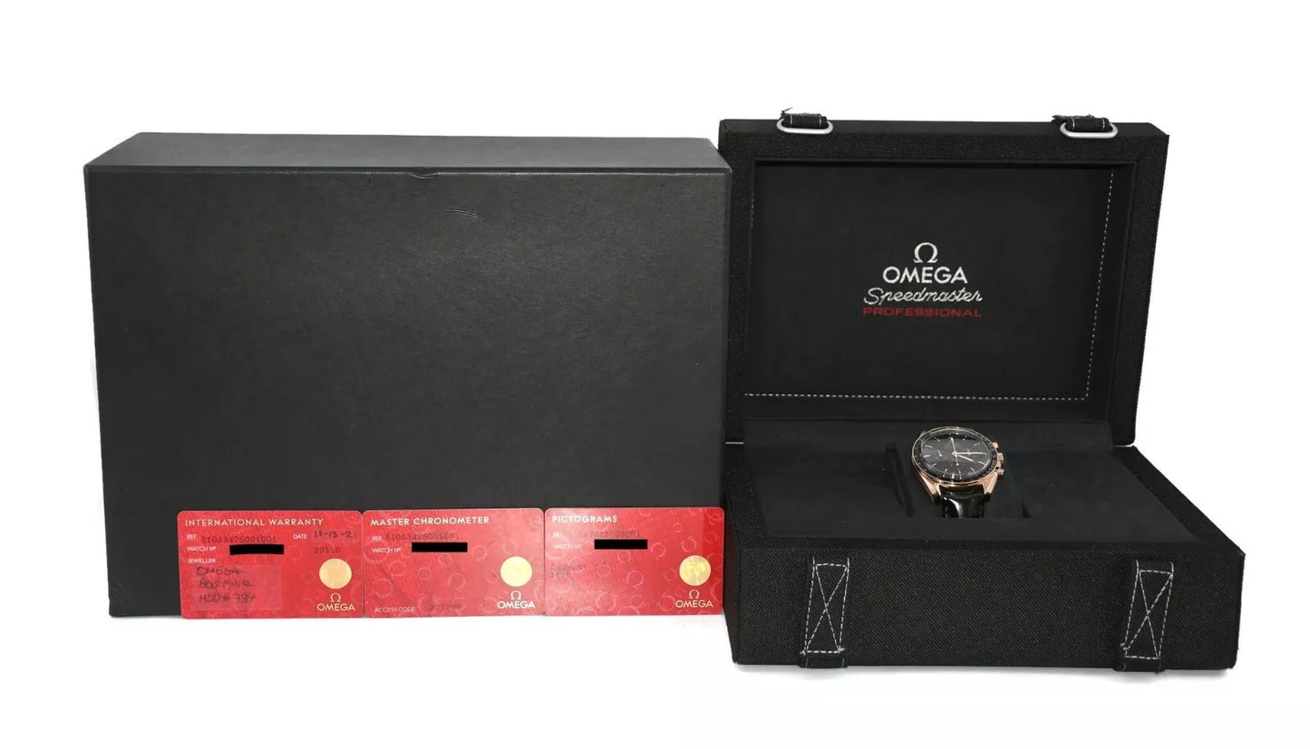 Omega Speedmaster Moonwatch 18K Rose Gold Watch 310.63.42.50.01.001