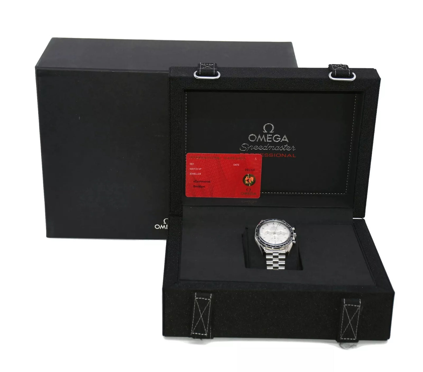 Omega Speedmaster Moonwatch 18K White Gold Watch 310.60.42.50.02.001
