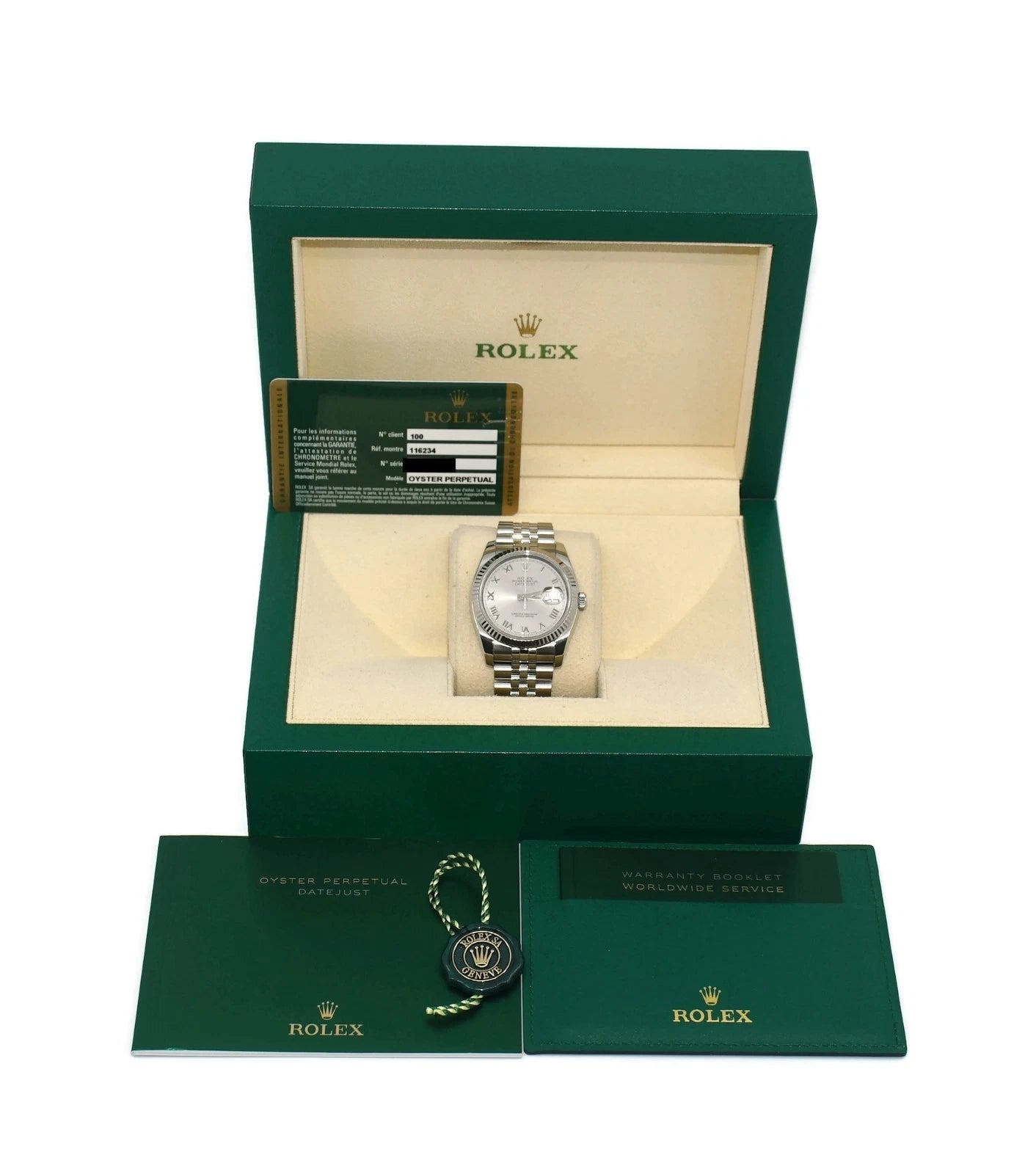 Rolex Datejust 36 Stainless Steel Watch 116234