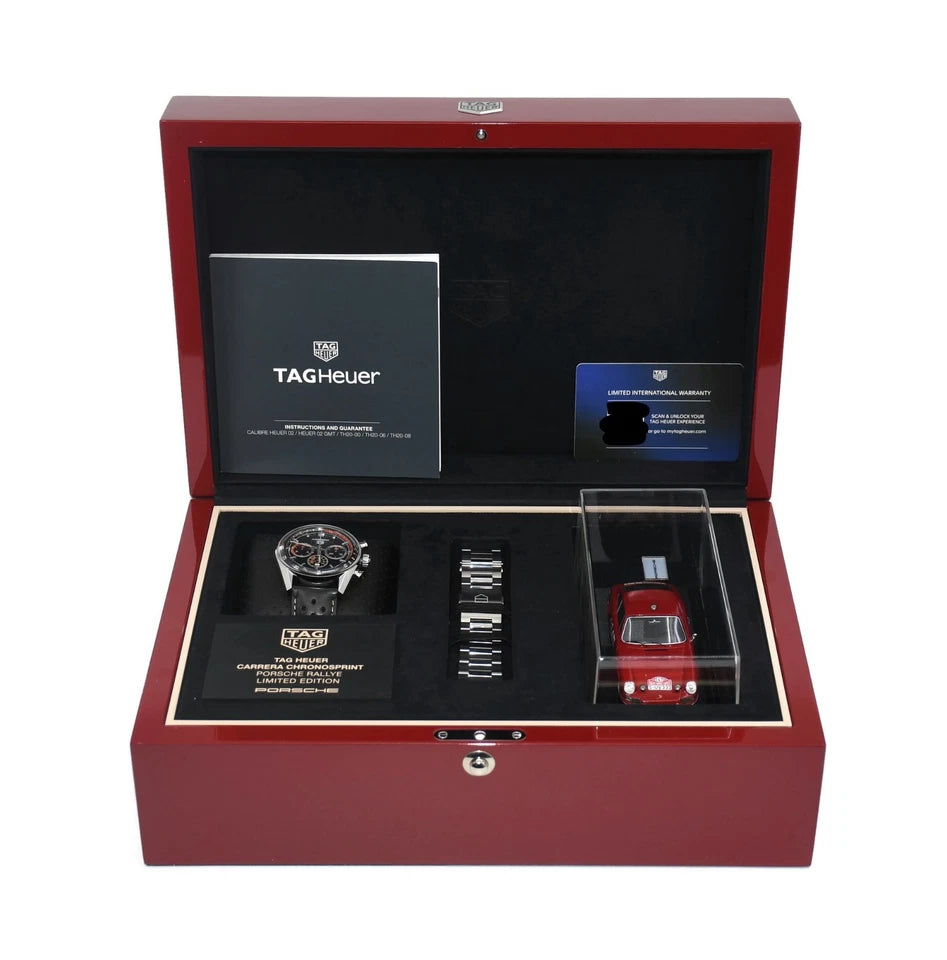 Tag Heuer Carrera Porsche Chronosprint Stainless Steel Watch CBS2015
