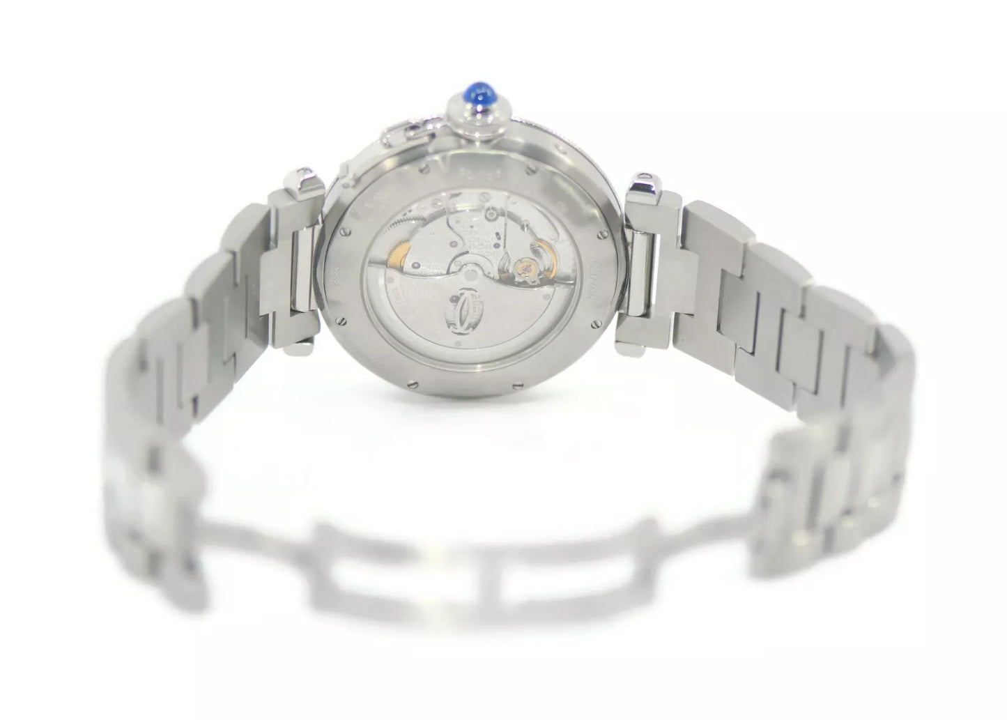 Cartier Pasha GMT Stainless Steel Watch W31037H3