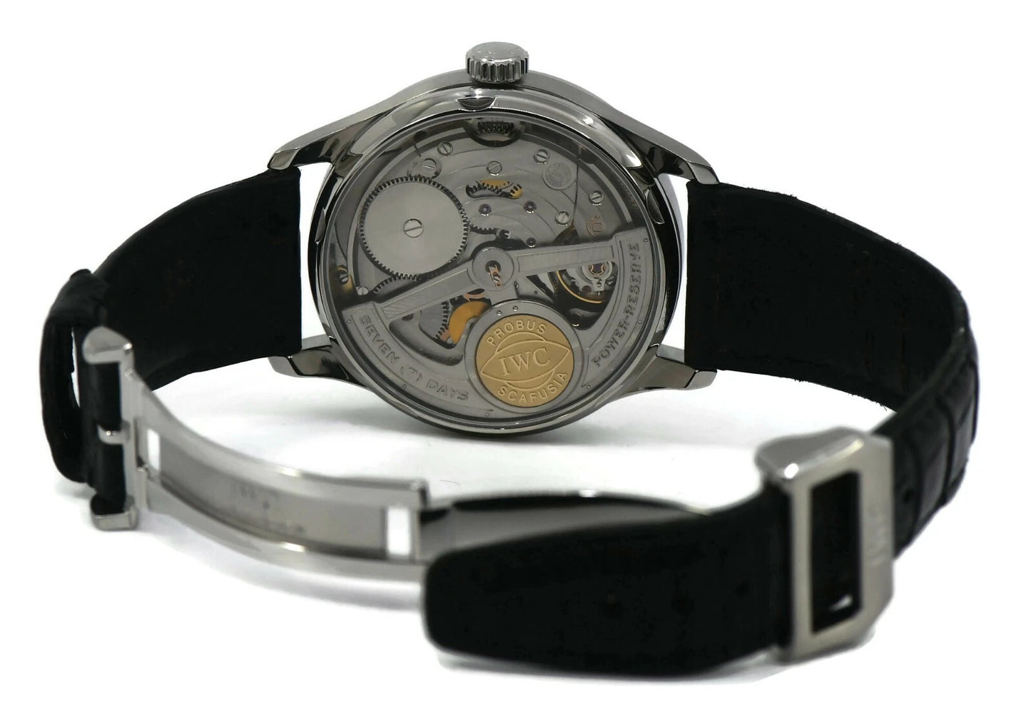 IWC Portuguese 7 Day Stainless Steel Watch 5001