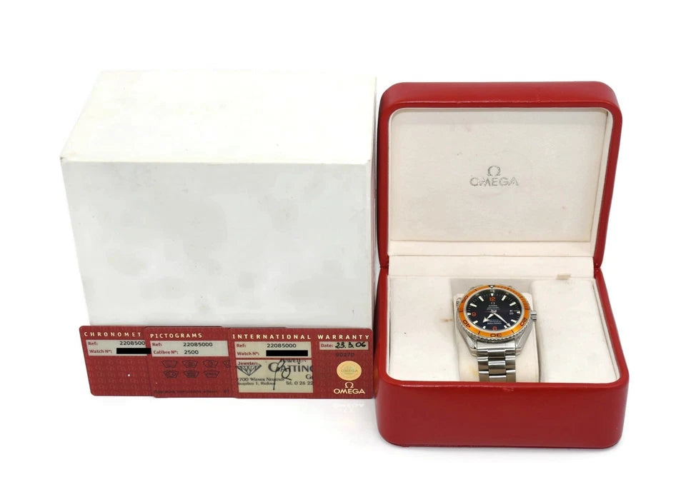 Omega Seamaster Planet Ocean Stainless Steel Watch 2208.50