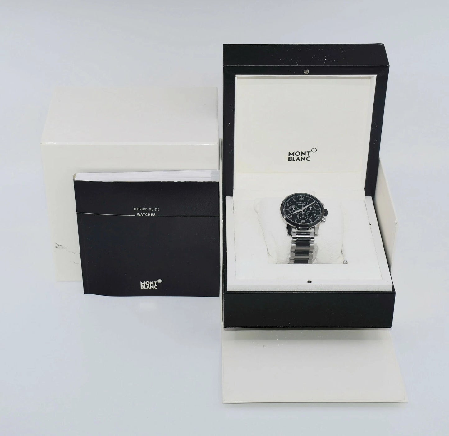 Montblanc Timewalker Ceramic Stainless Steel Watch 103094