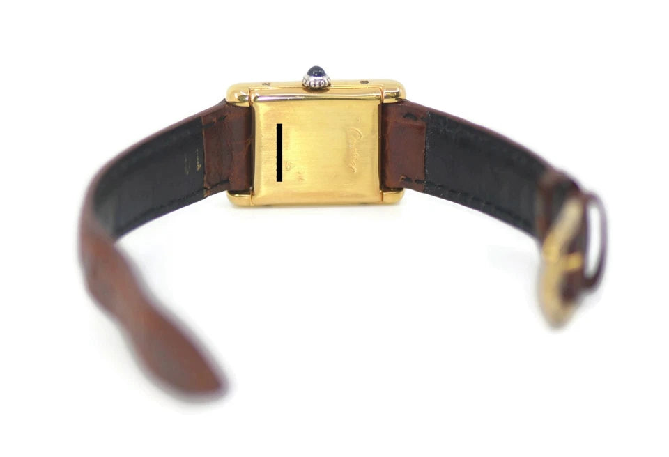 Cartier Must Gold Plated Watch