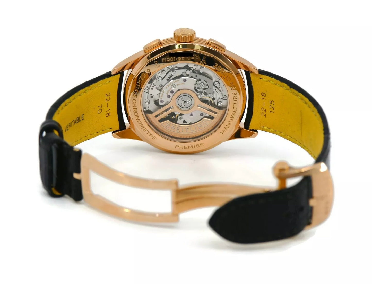 Breitliling Premier B01 Chronograph 18K Rose Gold Watch RB0145