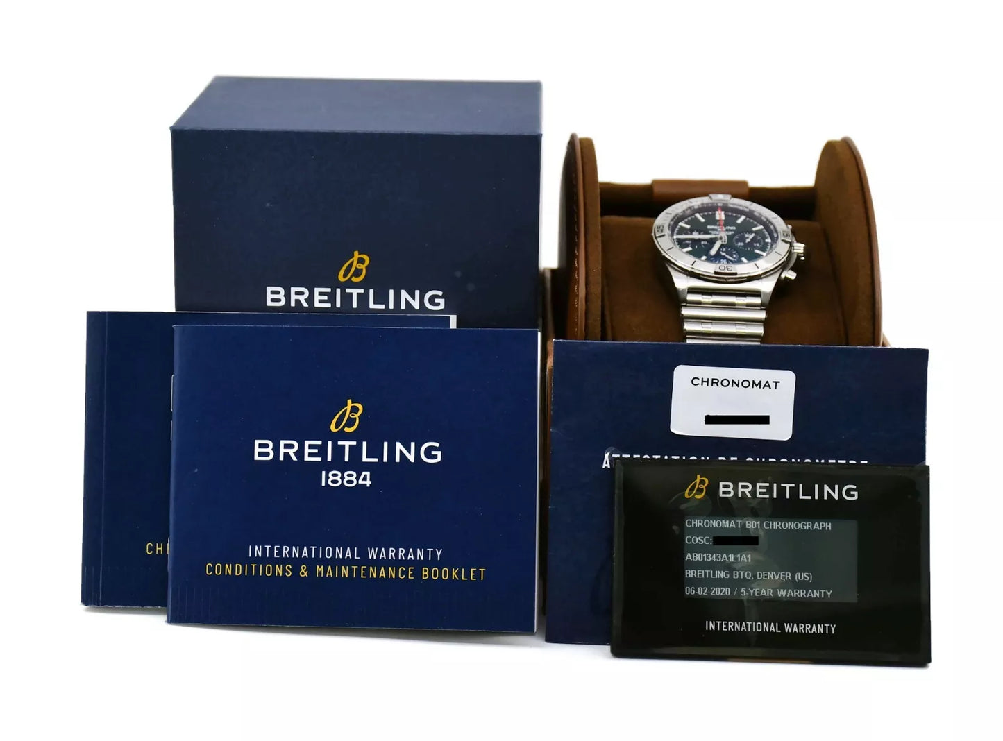 Breitling Chronomat B01 Stainless Steel Watch AB0134