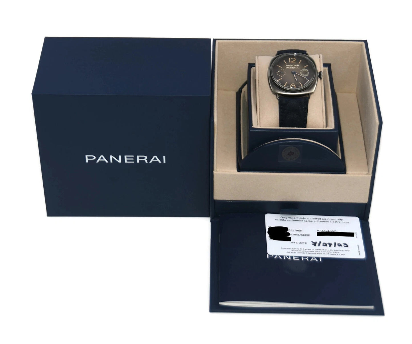 Panerai Radiomir 3 Day GMT Stainless Steel Watch PAM1347