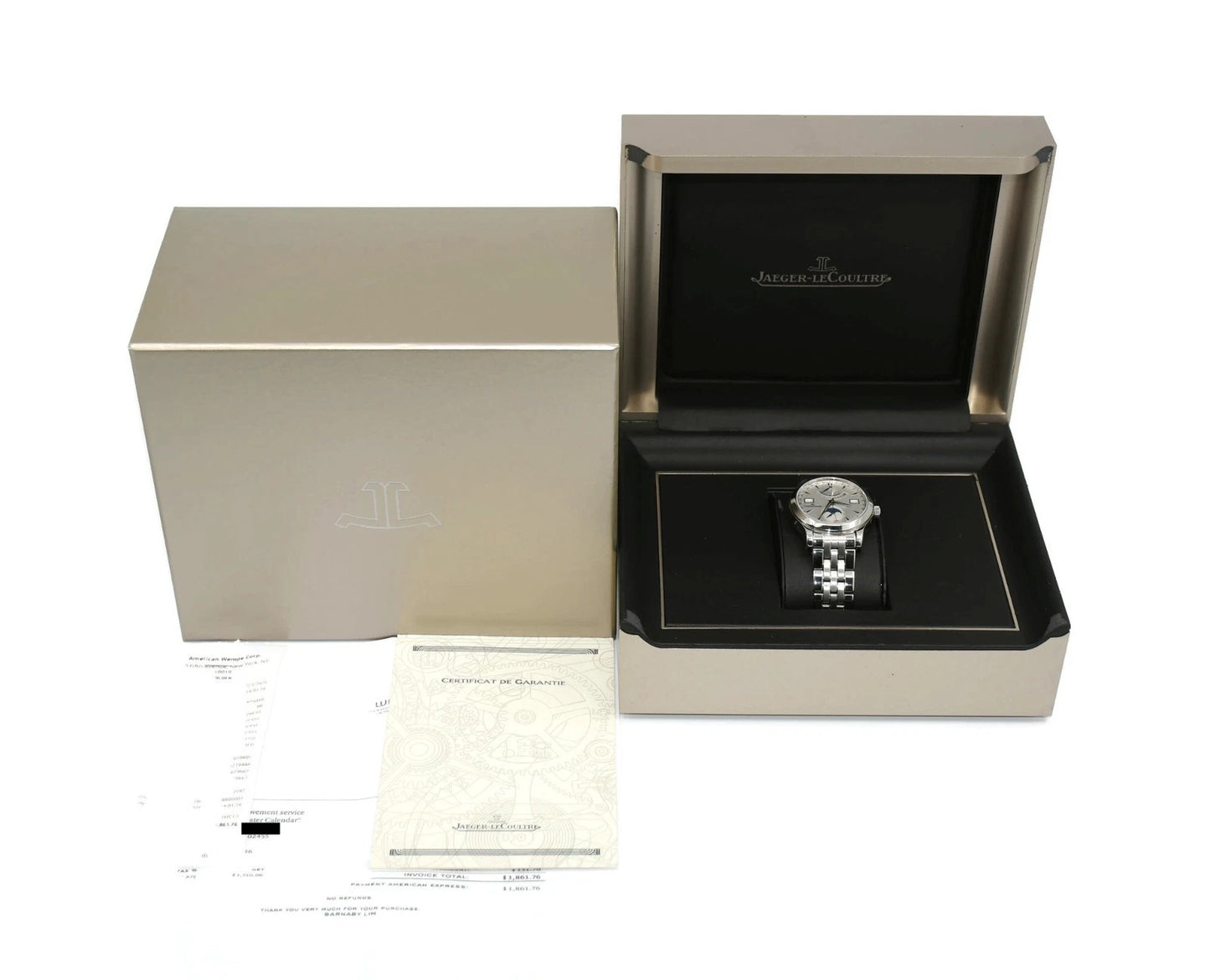 Jaeger LeCoultre Master Calendar Stainless Steel Watch Q151812A
