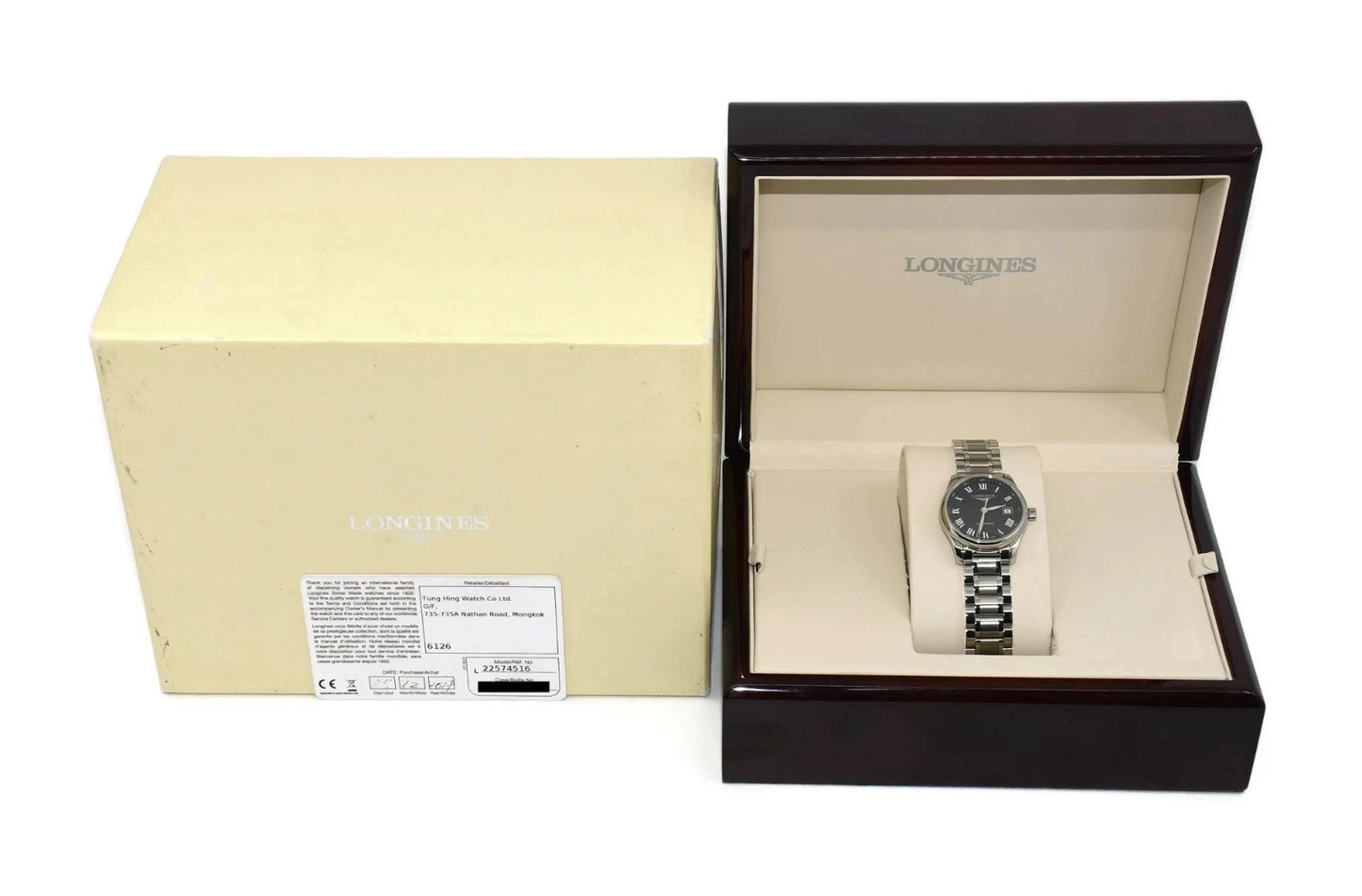 Longines Master Stainless Steel Watch L22574516