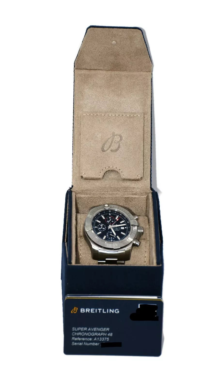 Breitling Super Avenger Chronograph Stainless Steel Watch A13375