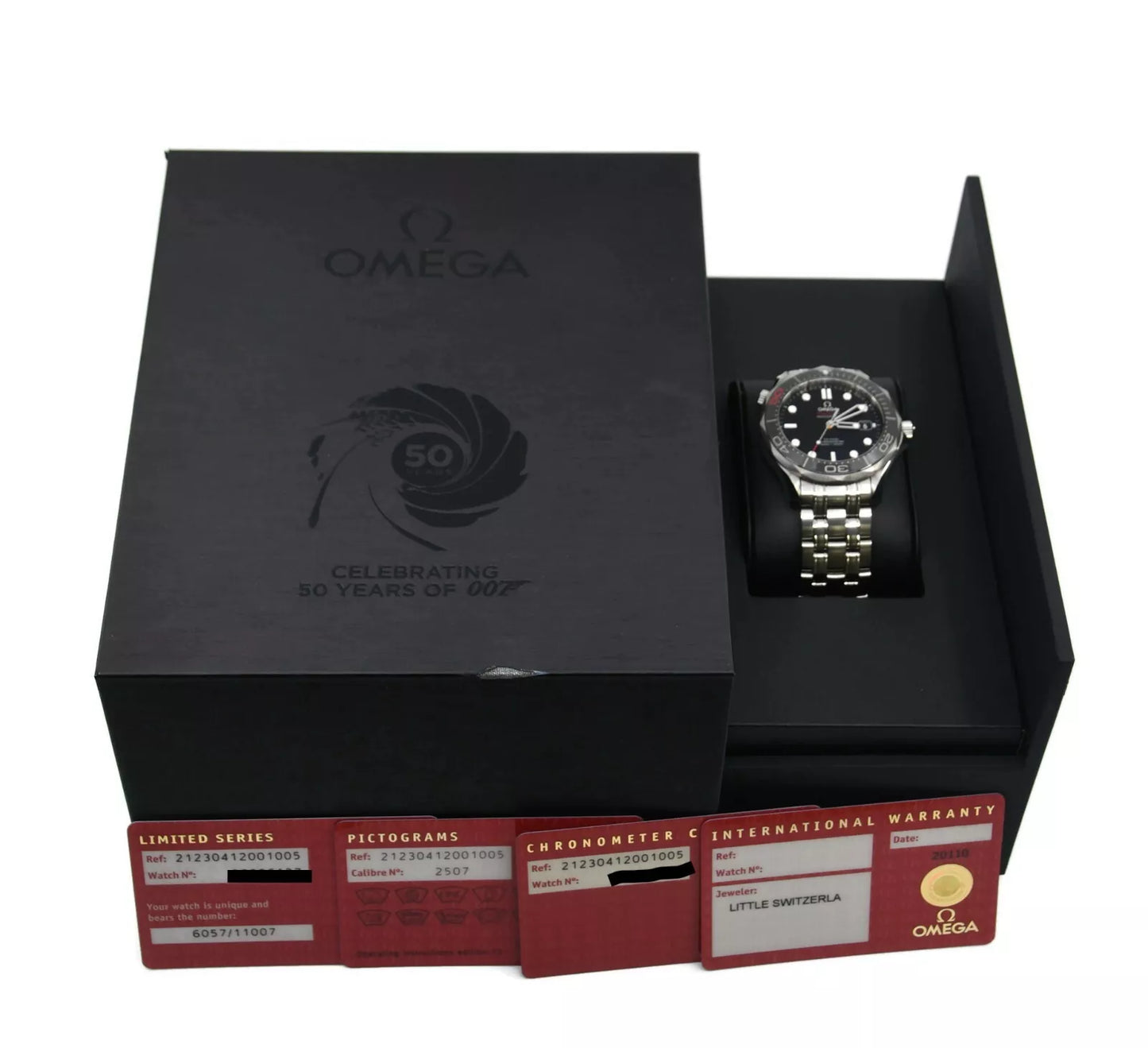 Omega Seamaster 50th Anniversary Bond Stainless Steel Watch 212.30.41.20.01.005