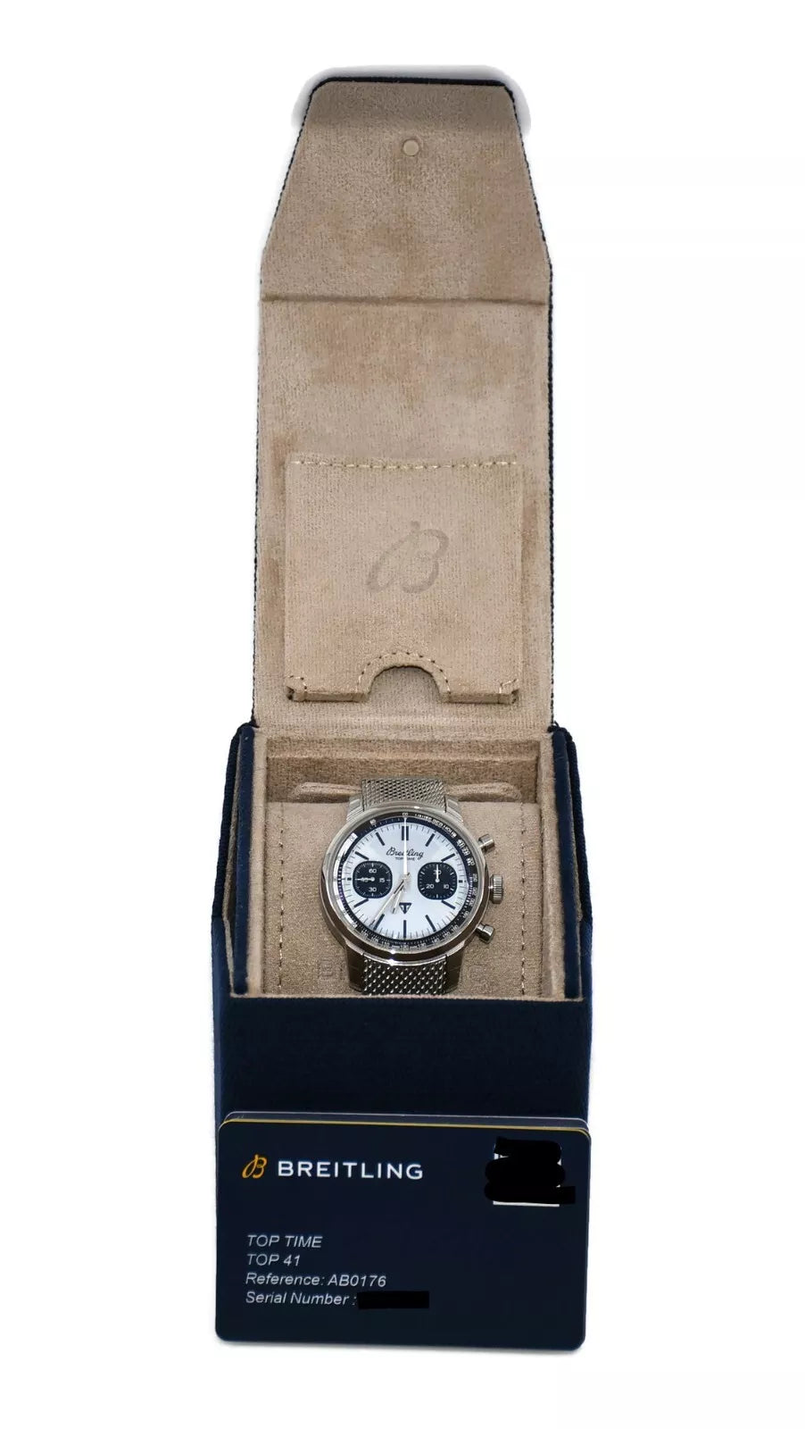 Breitling Top Time Chronograph Stainless Steel Watch AB0176
