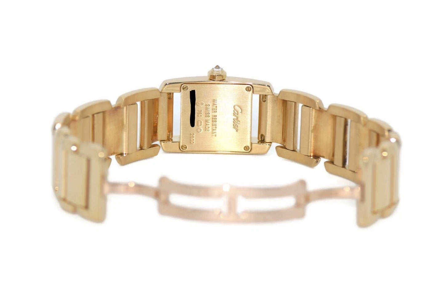 Cartier Tankissime Diamond 18K Yellow Gold Watch WE70017H