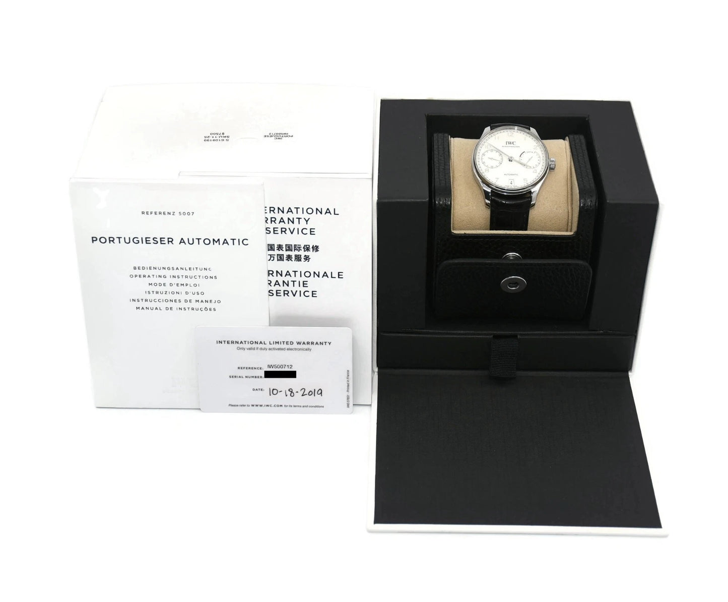 IWC Portuguese Stainless Steel Watch IW500712