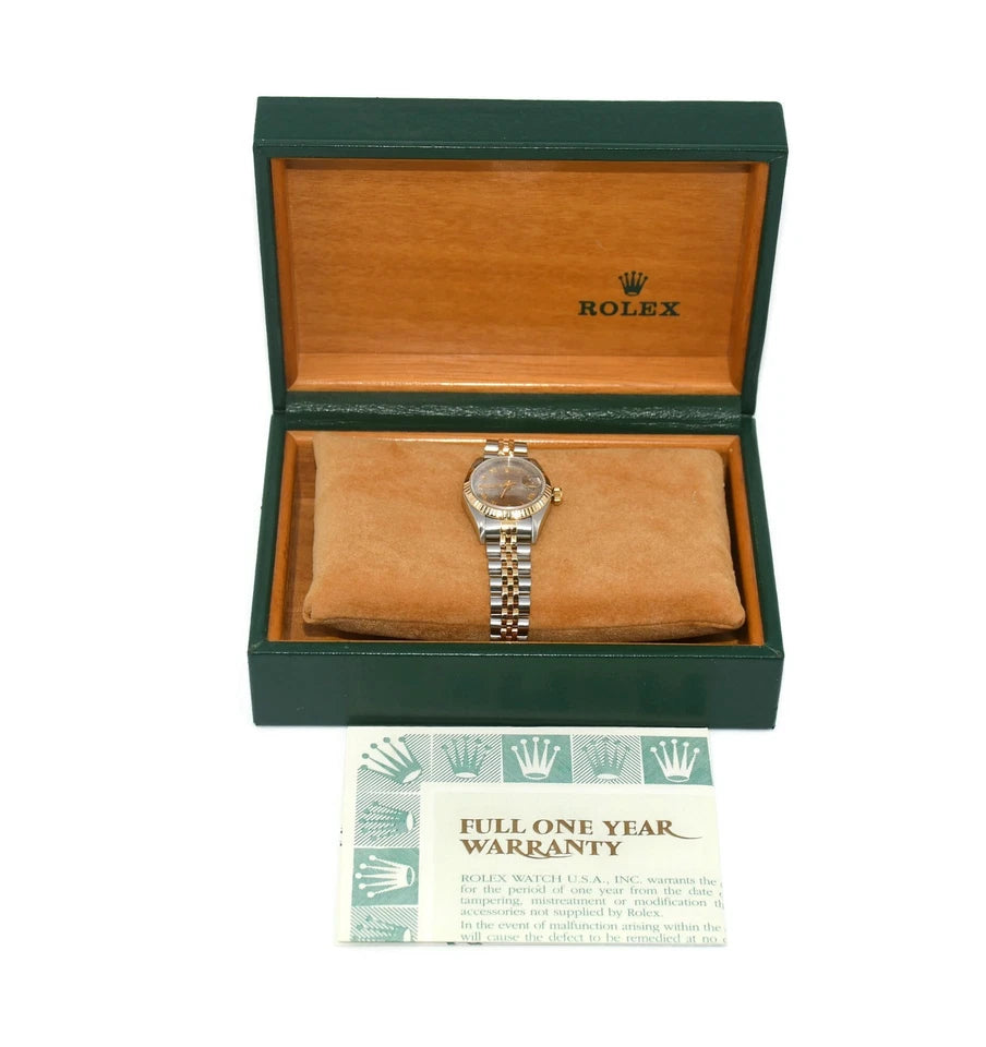 Rolex Datejust 18K/Stainless Steel Watch 79173