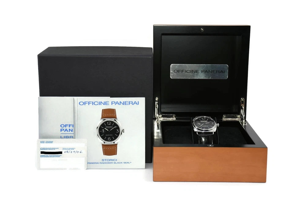 Panerai Radiomir Black Seal Stainless Steel Watch PAM00183