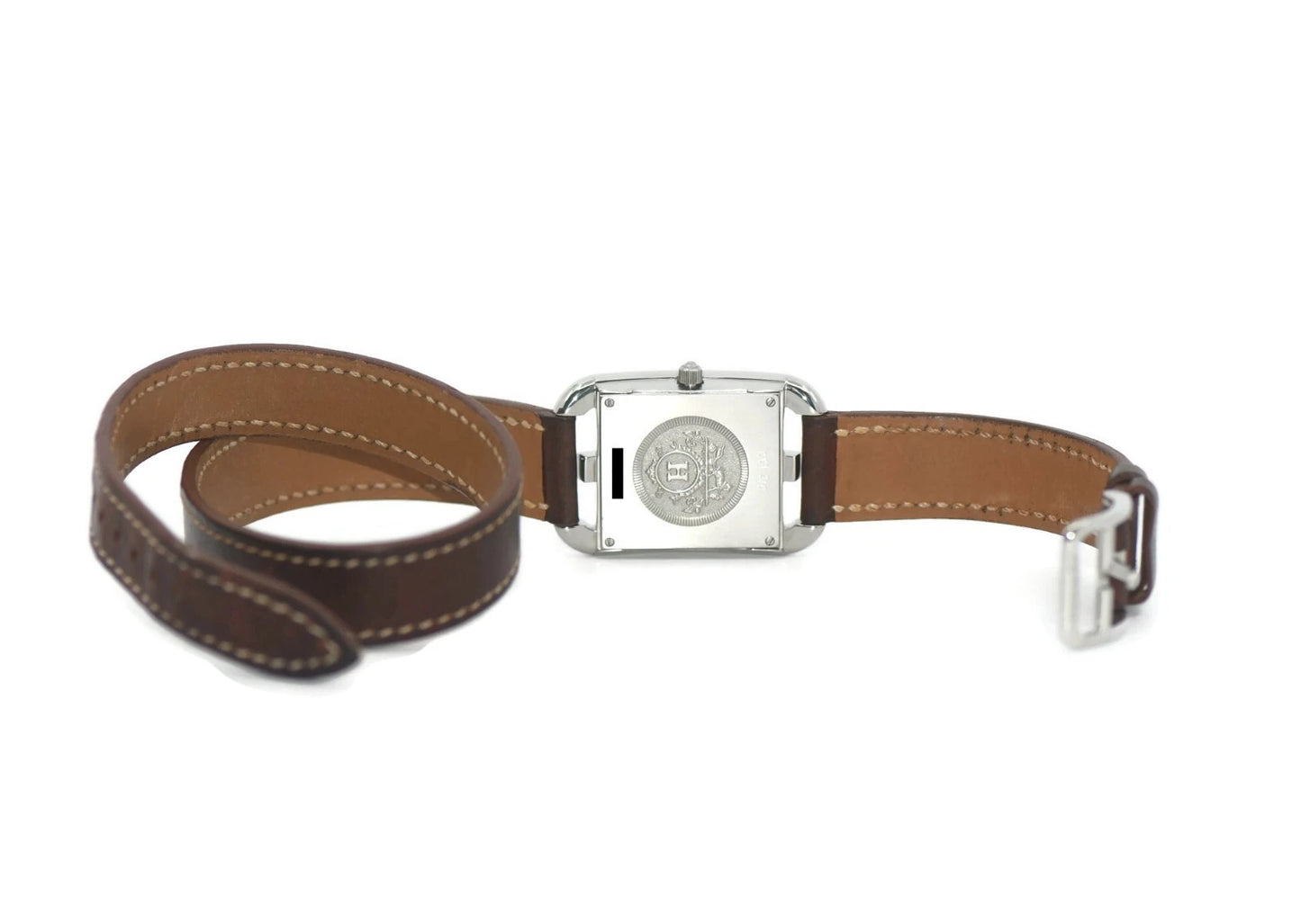 Hermes Cape Cod Double Tour Stainless Steel Watch CC1.210