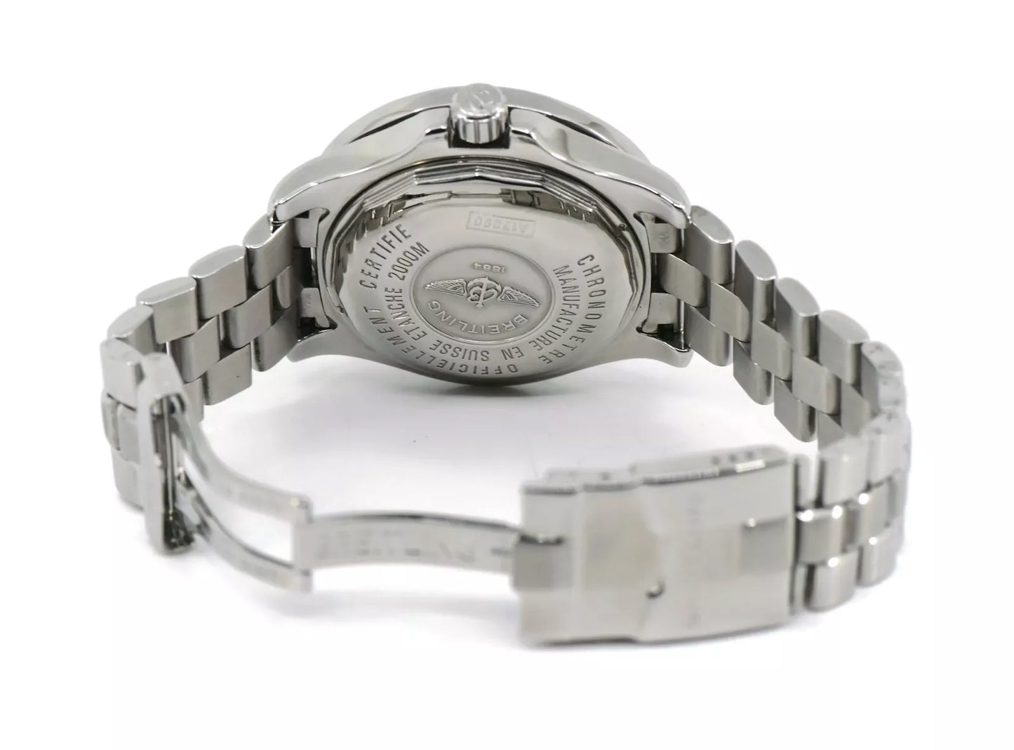 Breitling Superocean Diamond Stainless Steel Watch A17390