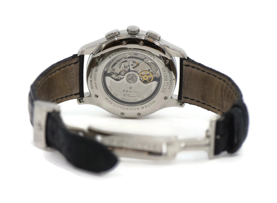 Zenith El Primero Grand Class Chronograph Stainless Steel Watch 03.0520.4100