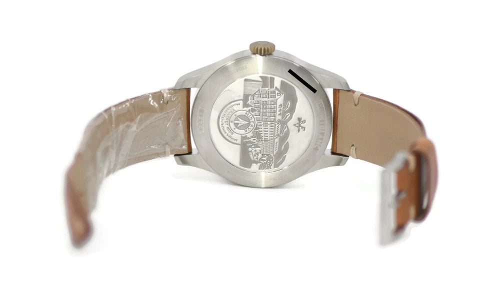 Montblanc 1858 Dual Time Stainless Steel Watch 116479