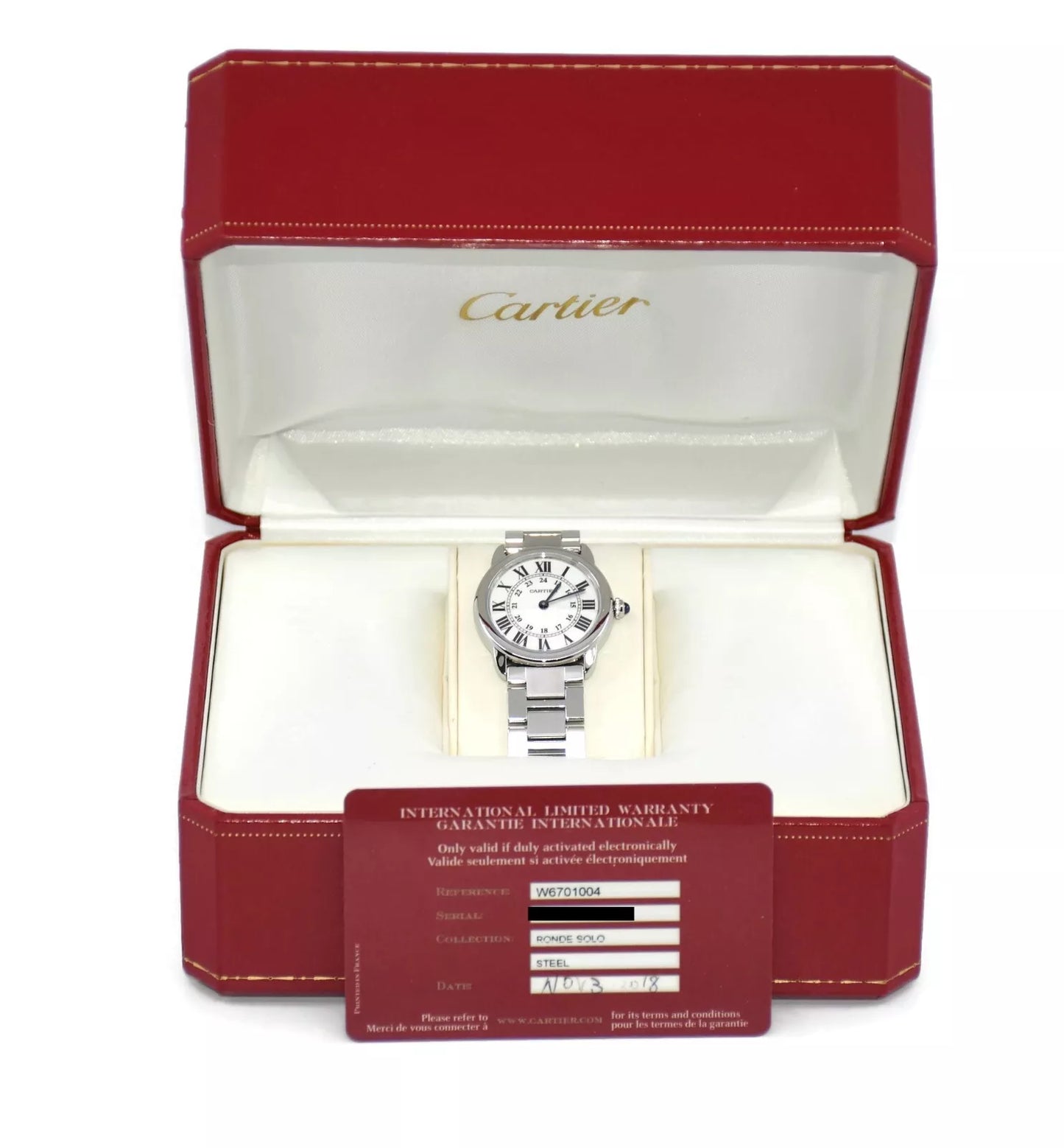 Cartier Ronde Solo Stainless Steel Watch W6701004