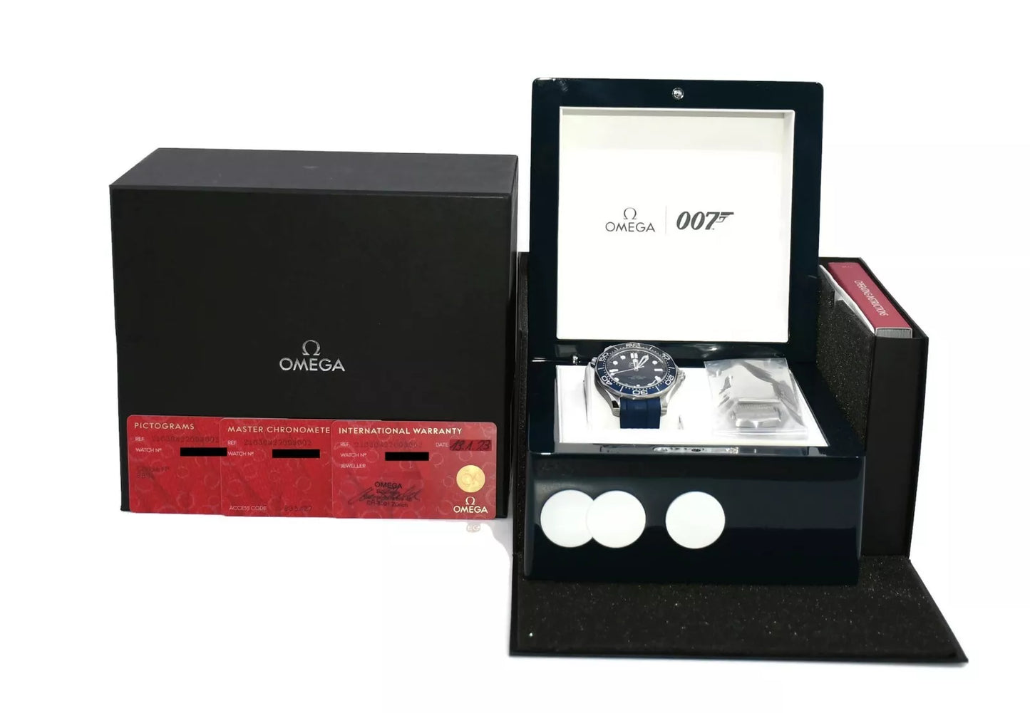 Omega Seamaster James Bond 60th Anniv Stainless Steel Watch 210.30.42.20.03.002