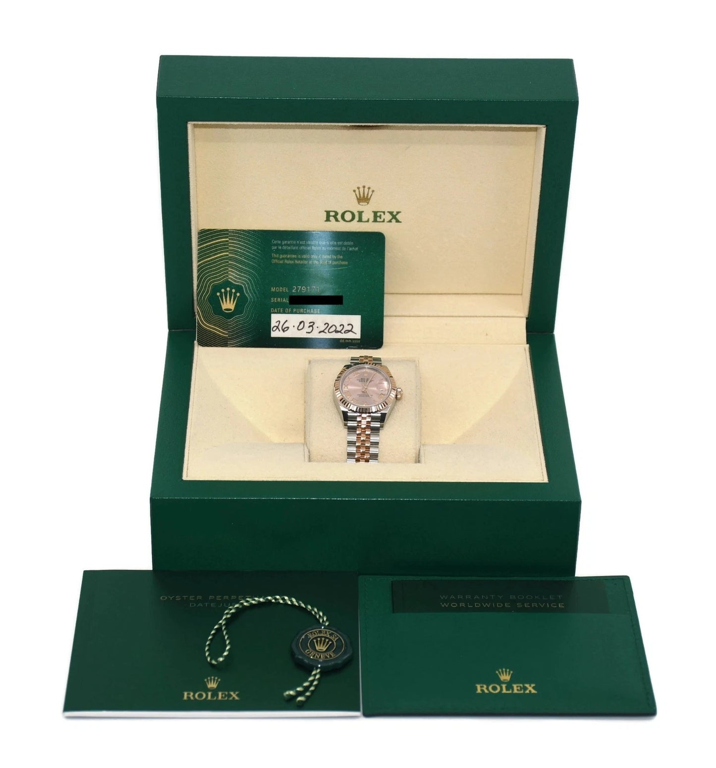 Rolex Datejust 28 18K/Stainless Steel Watch 279171