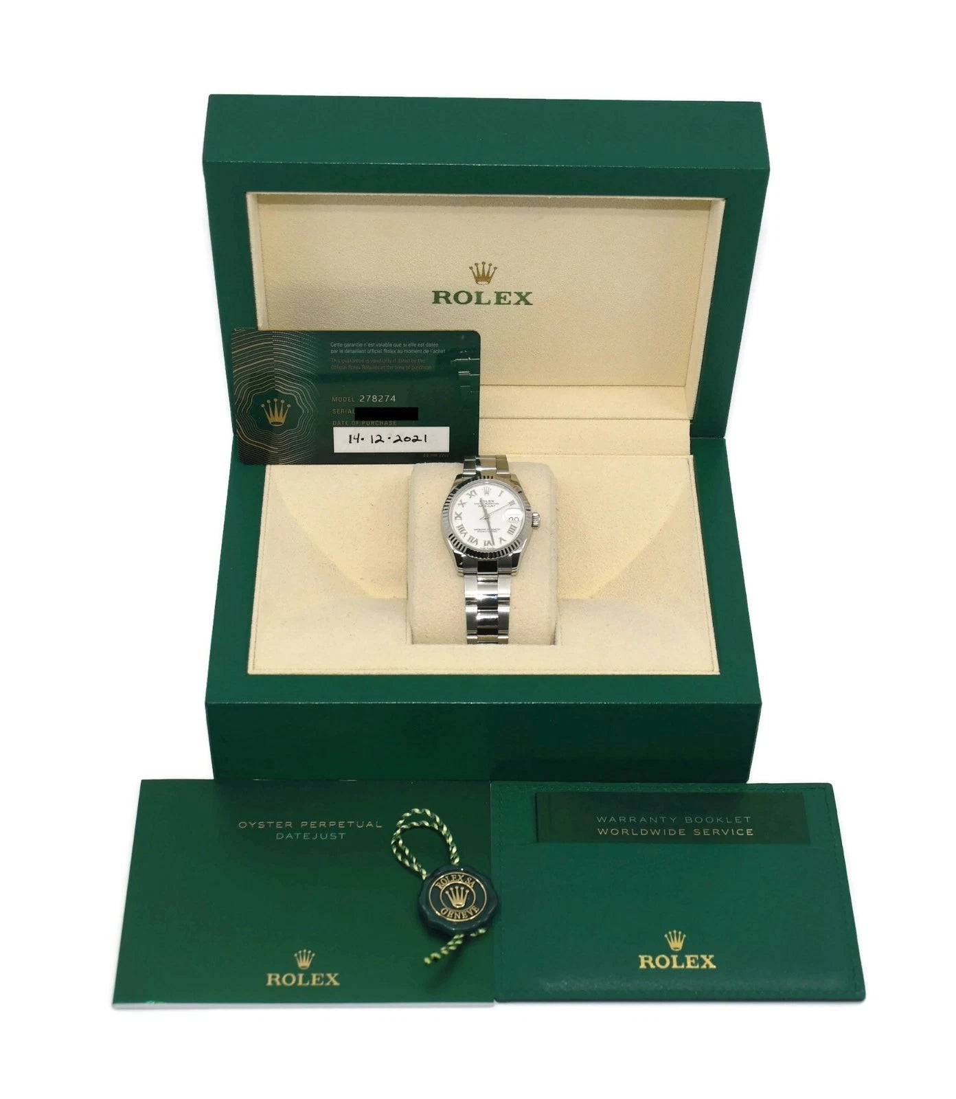 Rolex Datejust 31 Stainless Steel Watch 278274