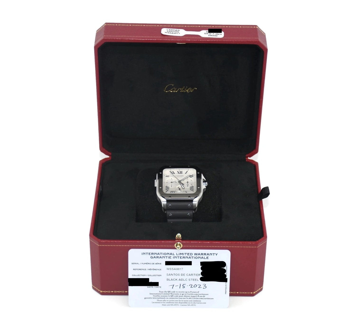 Cartier Santos Chronograph Stainless Steel WSSA0017