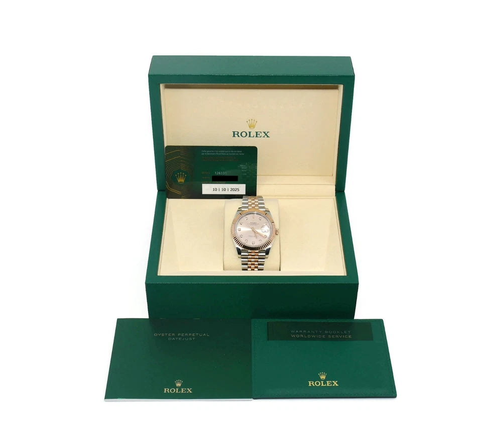 Rolex Datejust Sundust Diamond 18K/Stainless Steel Watch 126331