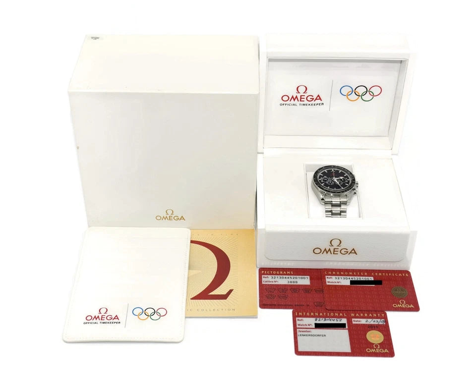 Omega Speedmaster Broad Arrow Olympic Stainless Steel Watch 321.30.44.52.01.001