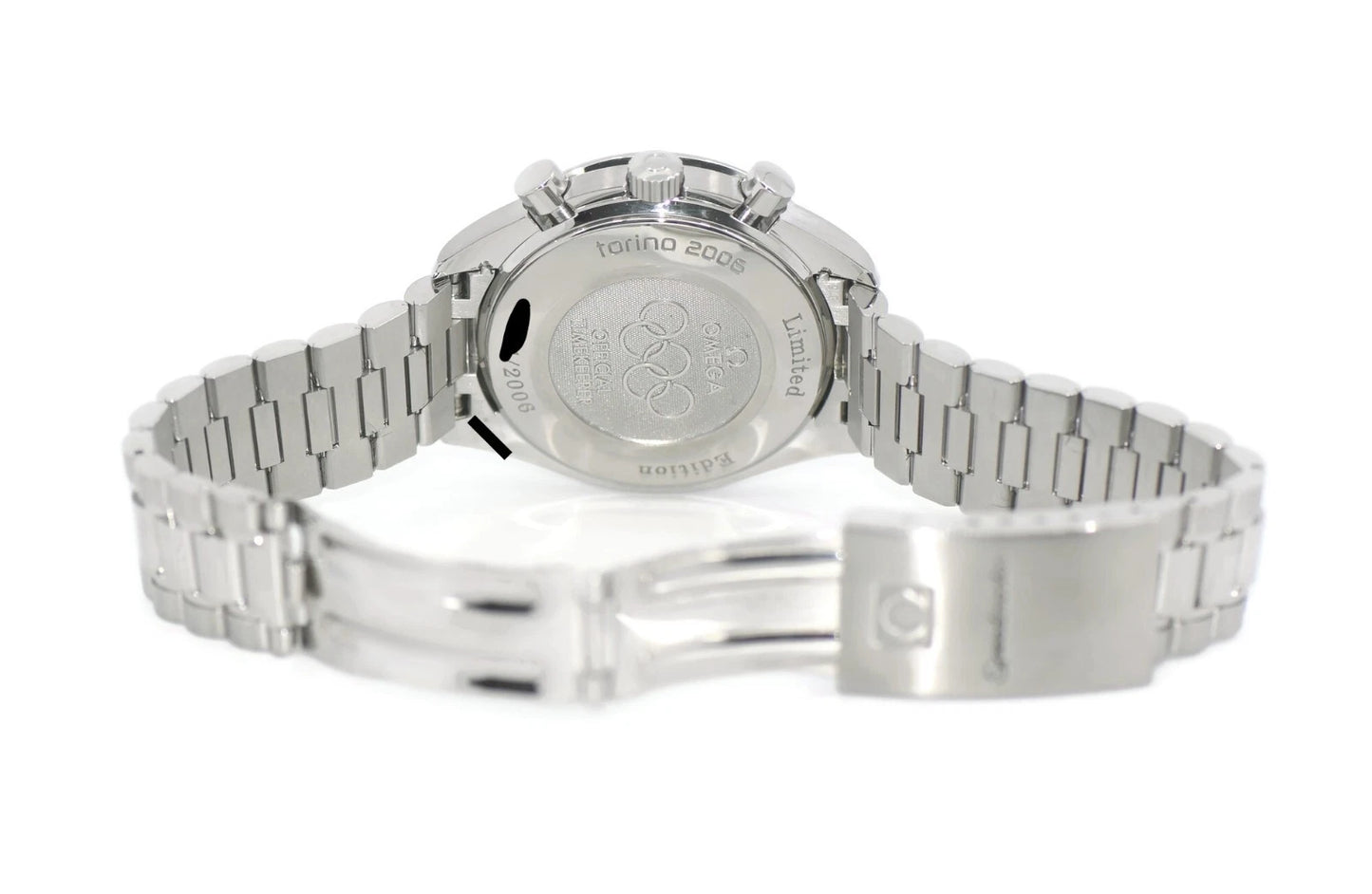 Omega Speedmaster Olympic Torino 2006 Stainless Steel Watch 3538.30