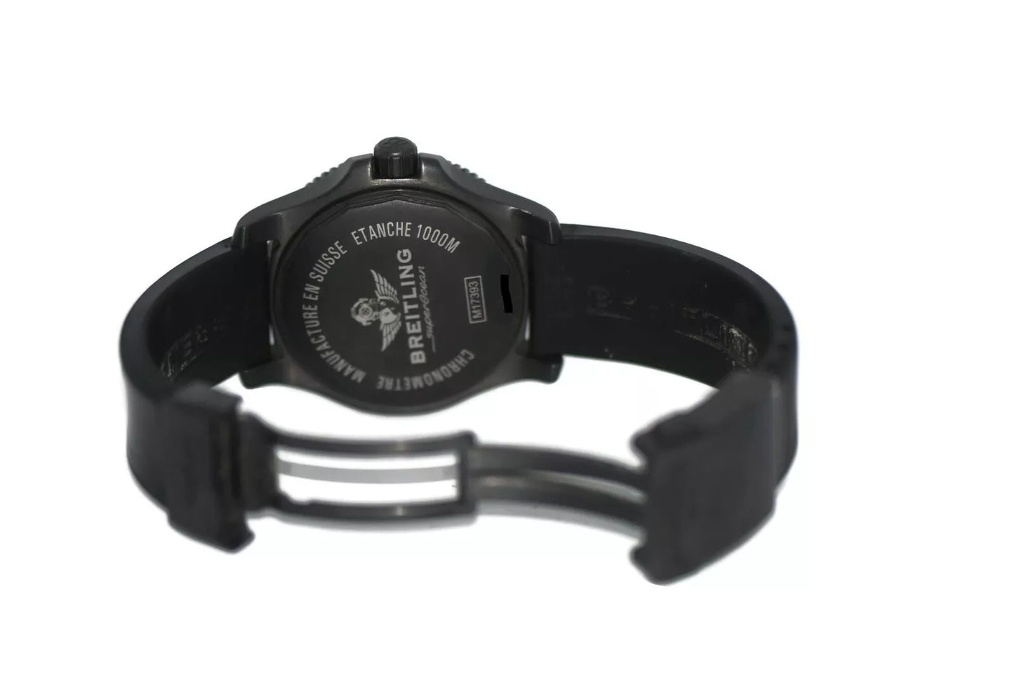 Breitling Superocean Black Steel Watch M17393
