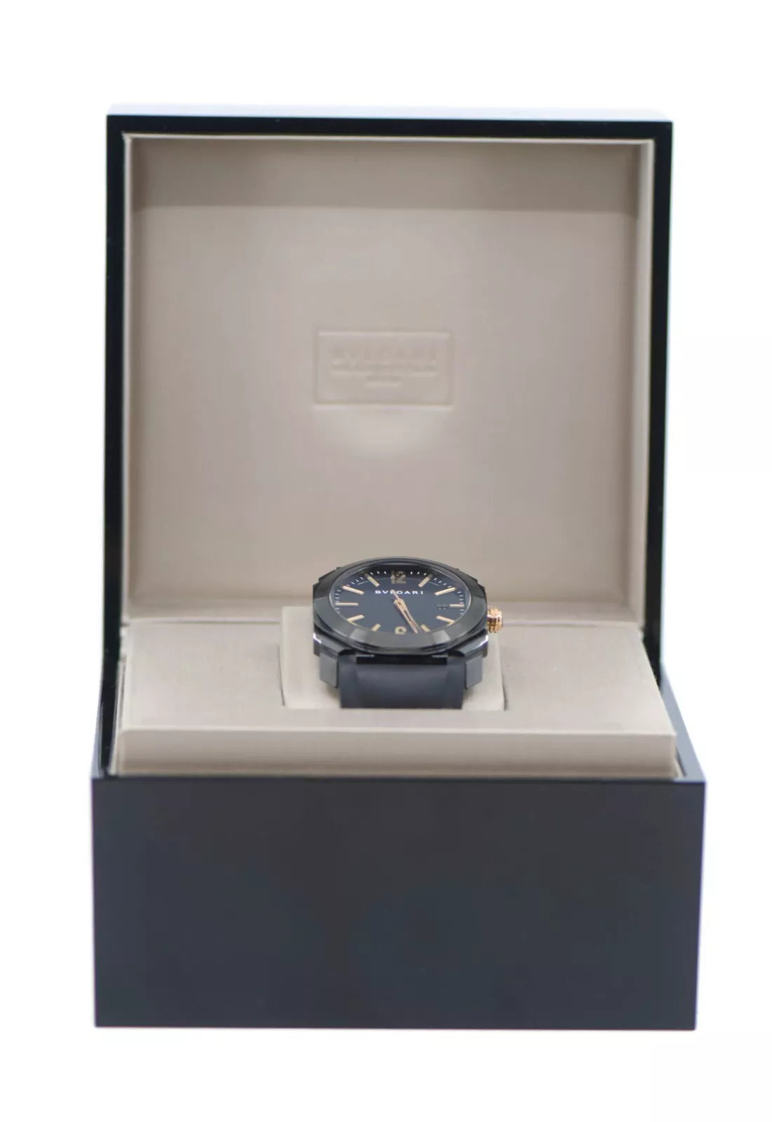 Bulgari Octo Black Stainless Steel Watch BGO41S