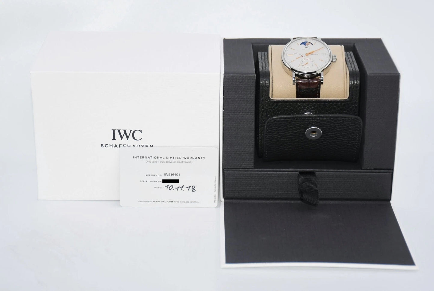 IWC Portofino Moon Phase Stainless Steel Watch IW516401