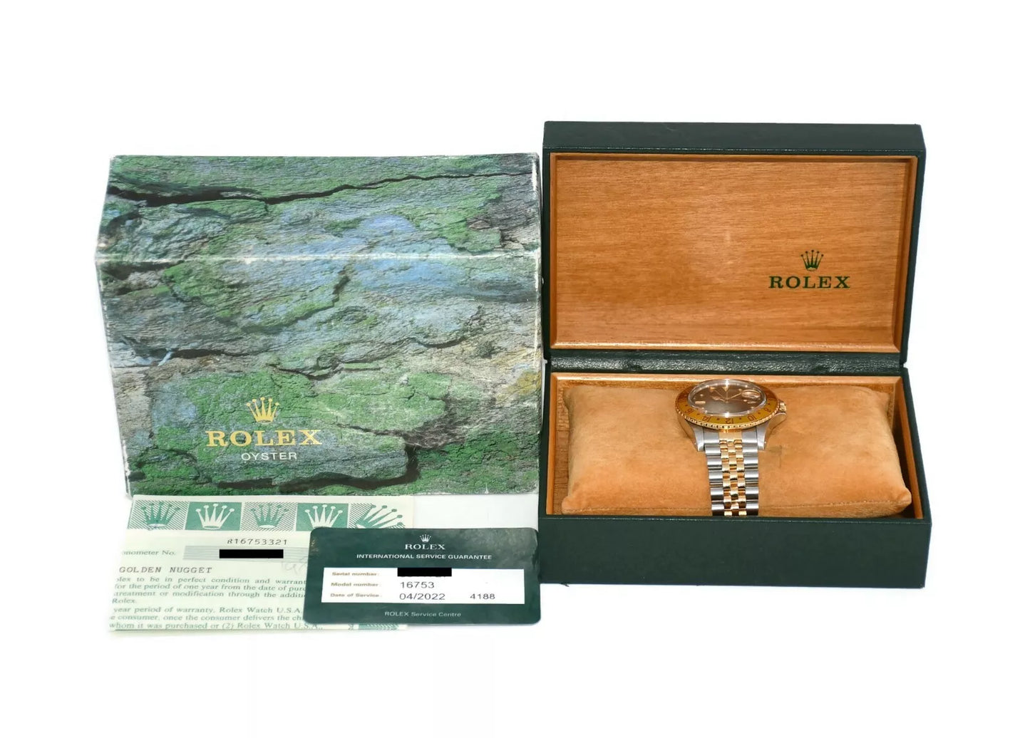 Rolex GMT-Master 18K/Stainless Steel Watch 16753
