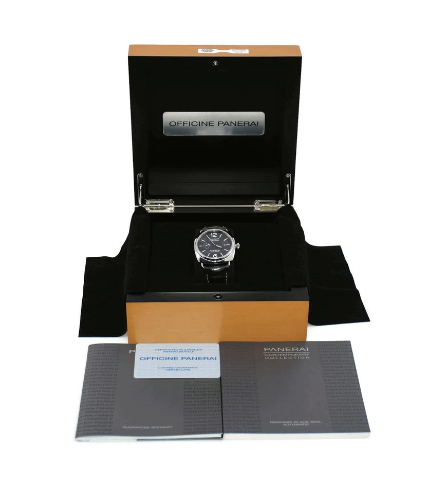 Panerai Radiomir Black Seal Stainless Steel Watch PAM00287