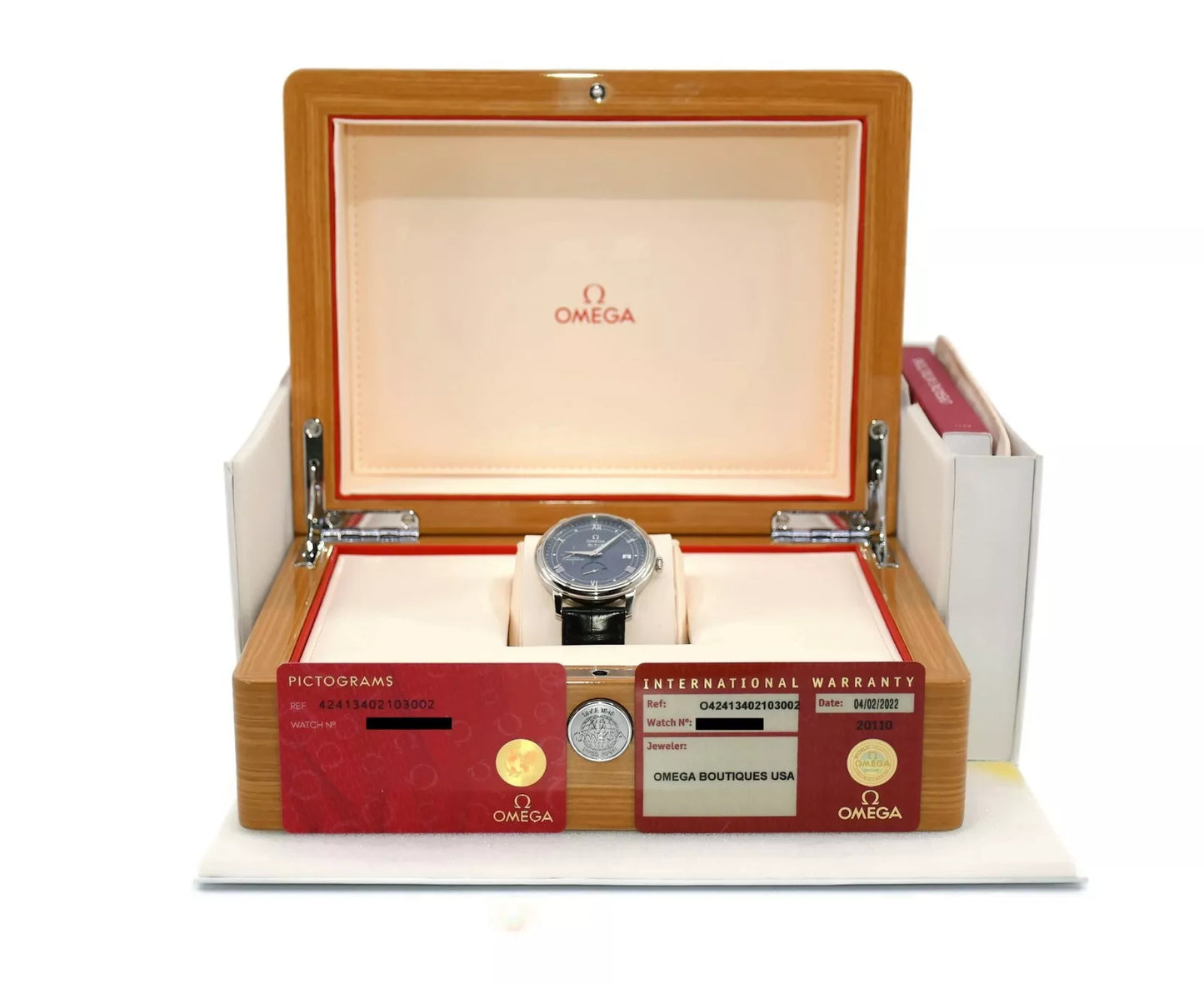 Omega DeVille Prestige Stainless Steel Watch 424.13.40.21.03.002