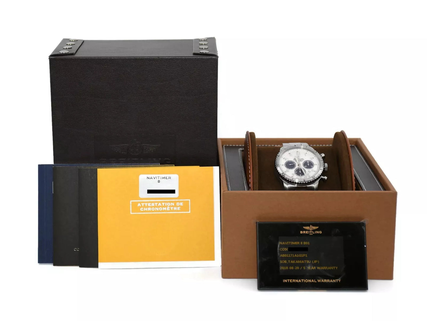 Breitling Navitimer 8 Chronograph Stainless Steel Watch AB01171