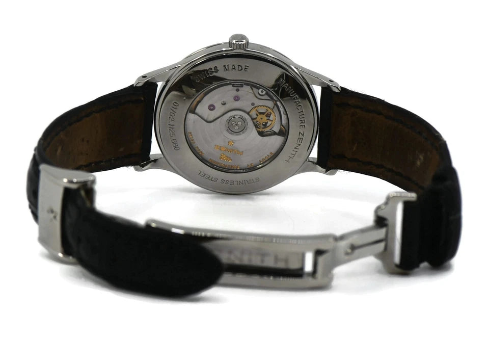 Zenith Elite Stainless Steel Watch 01/02.1125.680