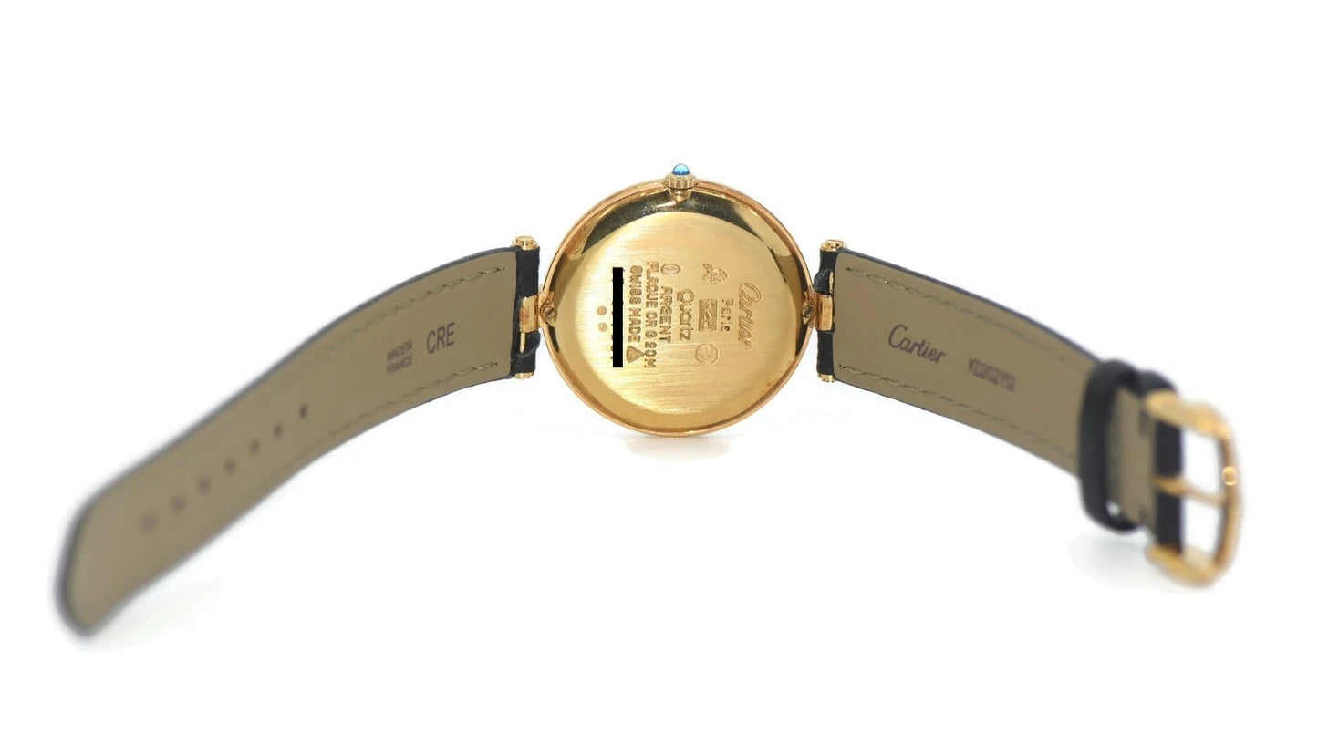 Cartier Must Vendome Sterling Silver Watch