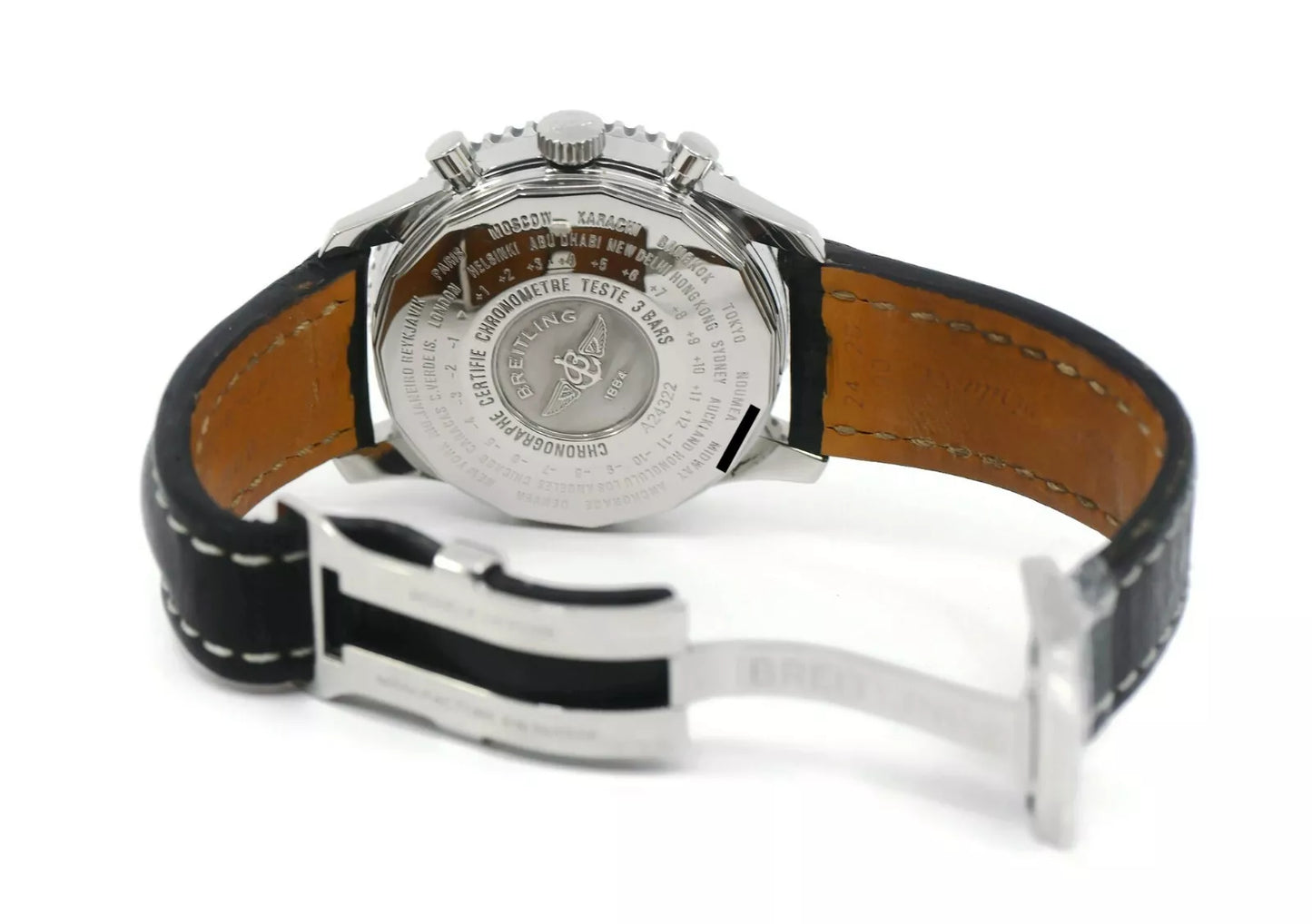 Breitling Navitimer World Chronograph Stainless Steel Watch A24322