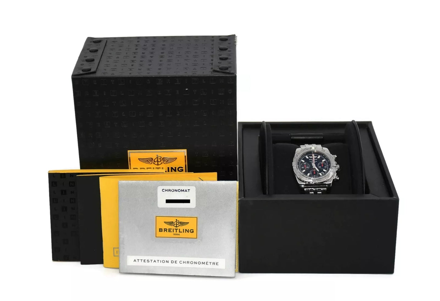 Breitling Chronomat Limited Edition Stainless Steel Watch AB0141