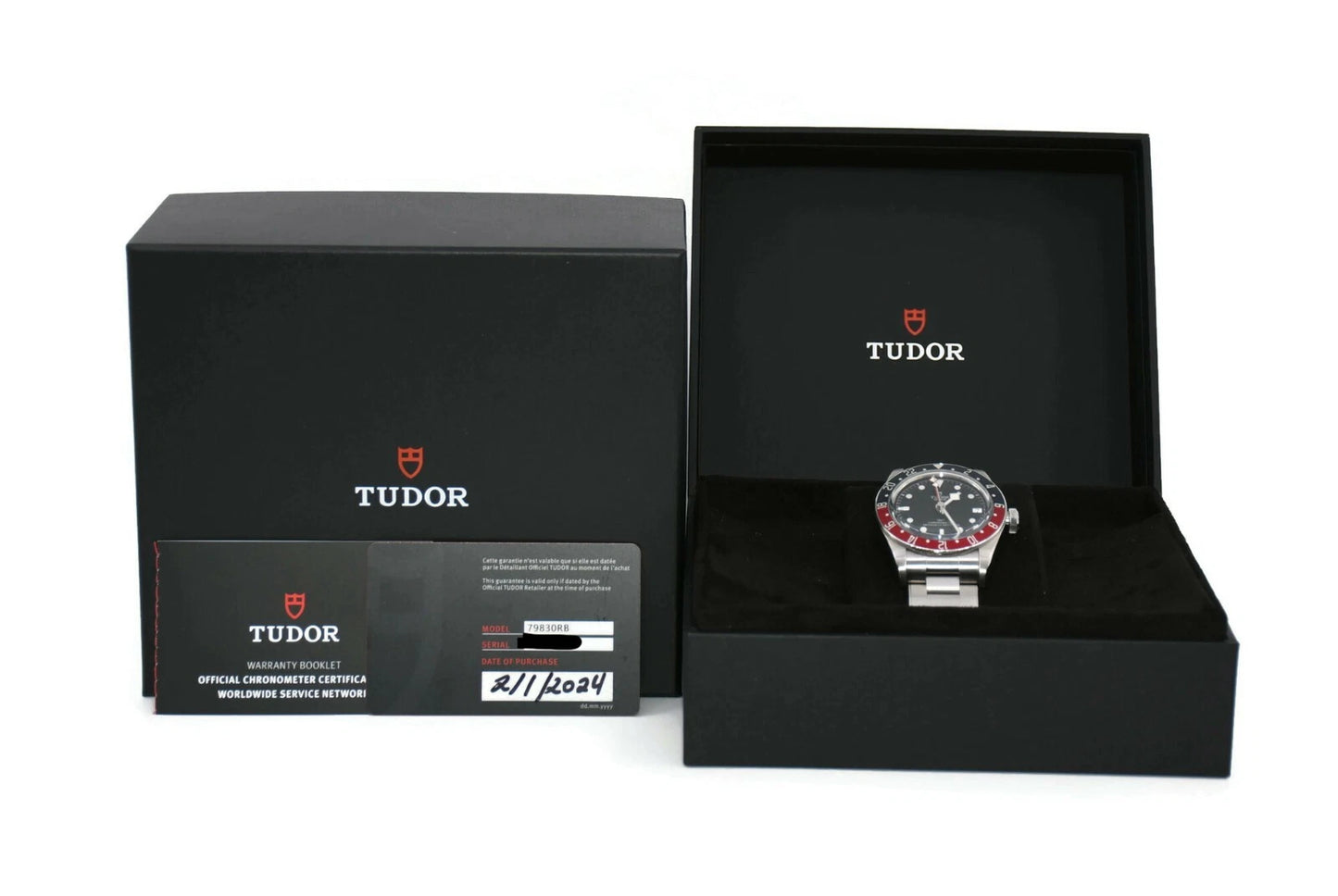 Tudor Black Bay GMT Pepsi Stainless Steel Watch 79830RB