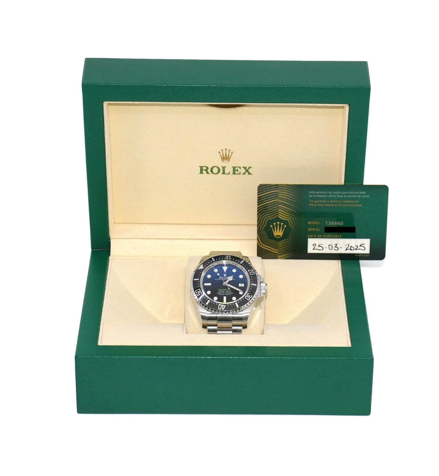 Rolex Sea-Dweller Deepsea Cameron Stainless Steel Watch 136660