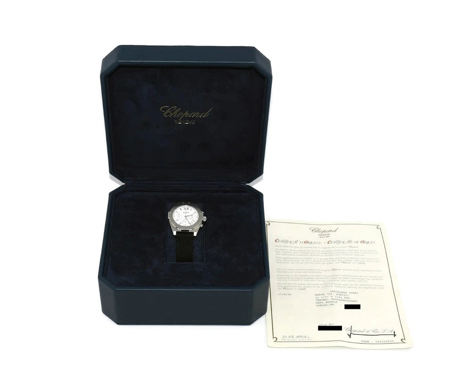 Chopard St Moritz Chronograph Stainless Steel Watch 8390