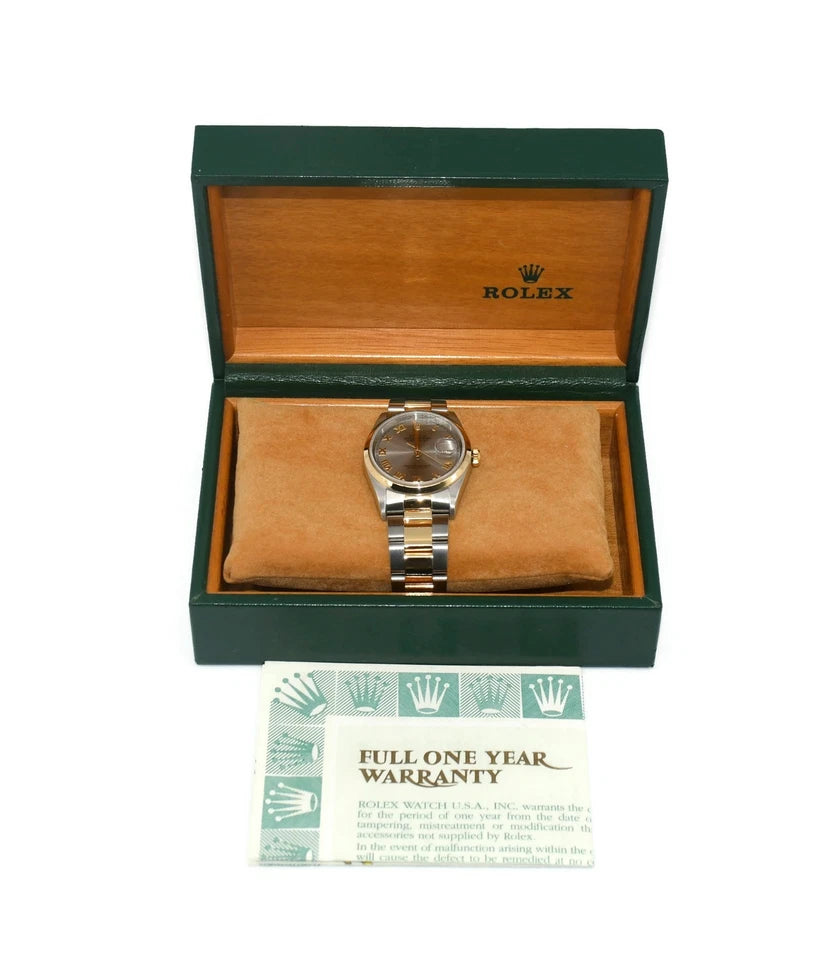 Rolex Datejust 18K/Stainless Steel Watch 16203
