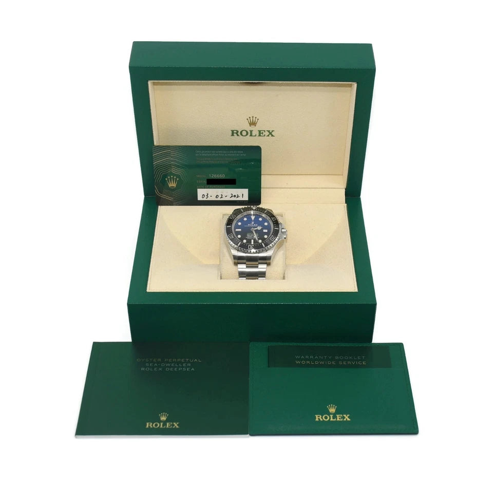 Rolex Sea Dweller Deepsea Cameron Stainless Steel Watch 126660
